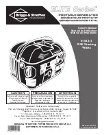 Preview for 1 page of Briggs & Stratton Elite 01532-3 Owner'S Manual