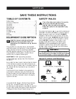 Preview for 2 page of Briggs & Stratton Elite 01653-4 Operator'S Manual