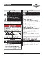 Preview for 3 page of Briggs & Stratton Elite 01894-1 Operator'S Manual