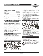 Preview for 15 page of Briggs & Stratton Elite 01894-1 Operator'S Manual