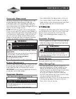 Preview for 16 page of Briggs & Stratton Elite 01894-1 Operator'S Manual