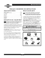 Preview for 20 page of Briggs & Stratton Elite 01894-1 Operator'S Manual