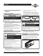 Preview for 43 page of Briggs & Stratton Elite 01894-1 Operator'S Manual