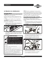 Preview for 45 page of Briggs & Stratton Elite 01894-1 Operator'S Manual