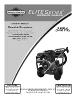 Briggs & Stratton Elite 020252 Owner'S Manual предпросмотр