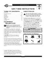 Preview for 2 page of Briggs & Stratton Elite 030209-1 Operator'S Manual