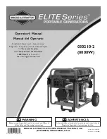 Preview for 1 page of Briggs & Stratton Elite 030210-2 Operator'S Manual