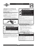 Preview for 28 page of Briggs & Stratton Elite 030210-2 Operator'S Manual