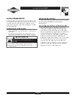 Preview for 34 page of Briggs & Stratton Elite 030210-2 Operator'S Manual