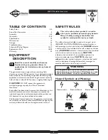 Preview for 2 page of Briggs & Stratton Elite 030211 Owner'S Manual