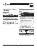 Preview for 8 page of Briggs & Stratton Elite 030211 Owner'S Manual