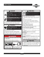 Preview for 3 page of Briggs & Stratton Elite 09801-9 Operator'S Manual