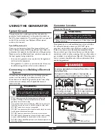 Preview for 10 page of Briggs & Stratton Elite 09801-9 Operator'S Manual