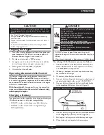 Preview for 12 page of Briggs & Stratton Elite 09801-9 Operator'S Manual