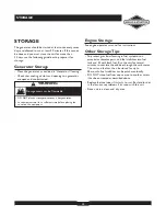 Preview for 19 page of Briggs & Stratton Elite 09801-9 Operator'S Manual