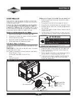 Preview for 26 page of Briggs & Stratton Elite 09801-9 Operator'S Manual