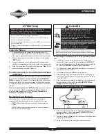 Preview for 30 page of Briggs & Stratton Elite 09801-9 Operator'S Manual