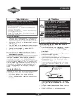 Preview for 50 page of Briggs & Stratton Elite 09801-9 Operator'S Manual