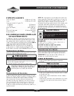 Preview for 56 page of Briggs & Stratton Elite 09801-9 Operator'S Manual