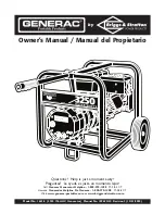 Preview for 1 page of Briggs & Stratton GENERAC 1653-0 Owner'S Manual