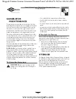 Preview for 18 page of Briggs & Stratton Generac Owner'S Manual