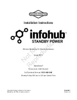 Preview for 1 page of Briggs & Stratton infohub 6574 Installation Instructions Manual