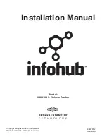 Briggs & Stratton infohub 84001049 Installation Manual предпросмотр