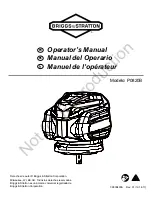 Предварительный просмотр 9 страницы Briggs & Stratton P0820B Operator'S Manual