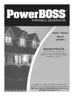 Preview for 1 page of Briggs & Stratton PowerBoss 030217 Illustrated Parts List