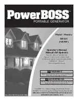 Briggs & Stratton PowerBoss 030220 Operator'S Manual preview