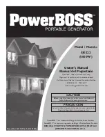 Preview for 1 page of Briggs & Stratton PowerBoss 030222 Owner'S Manual