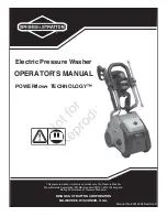 Briggs & Stratton POWERflow+ TECHNOLOGY Operator'S Manual preview