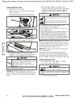 Предварительный просмотр 12 страницы Briggs & Stratton Pro series Operator'S Manual