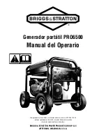 Preview for 29 page of Briggs & Stratton PRO6500 Operator'S Manual