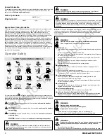 Preview for 4 page of Briggs & Stratton Professional 850 120000 Operator'S Manual