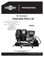 Briggs & Stratton PROSERIES 074010 Illustrated Parts List preview