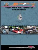 Briggs & Stratton Racing Animal Series Reference Manual preview