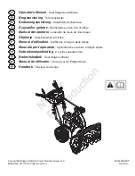 Briggs & Stratton S1024MD Operator'S Manual preview