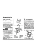 Preview for 3 page of Briggs & Stratton Sno/Gard 170400 Series Operating And Maintenance Instructions Manual