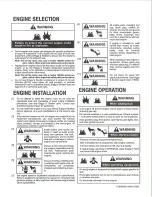 Preview for 3 page of Briggs & Stratton Sno/Gard 222400 Series Operating And Maintenance Instructions Manual