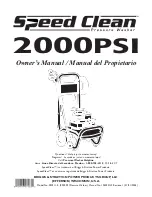 Предварительный просмотр 1 страницы Briggs & Stratton SPEED CLEAN 020211-0 Owner'S Manual