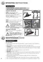 Предварительный просмотр 8 страницы Briggs & Stratton TIGER Operation & Assembly Instructions