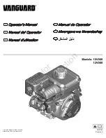 Preview for 1 page of Briggs & Stratton Vanguard 10V000 Operator'S Manual