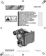 Preview for 1 page of Briggs & Stratton Vanguard 470000 Series Operating And Maintenance Instructions Manual