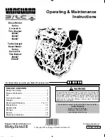 Briggs & Stratton Vanguard Diesel 432447 Operating & Maintenance Instructions preview