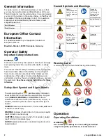 Preview for 2 page of Briggs & Stratton VANGUARD Operator'S Manual