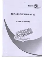 Предварительный просмотр 2 страницы Bright Light LED BAR 45 User Manual