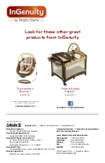 Предварительный просмотр 40 страницы Bright Starts InGenuity Cozy Coo Sway Seat Coco Cafe  60073-NA Instructions Manual