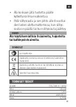 Предварительный просмотр 61 страницы BRIGHT 018705 Operating Instructions Manual