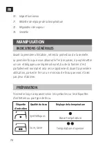 Предварительный просмотр 72 страницы BRIGHT 018705 Operating Instructions Manual